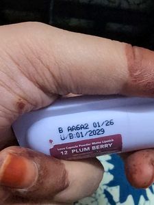 Love Capsule lipstick , plum berry
