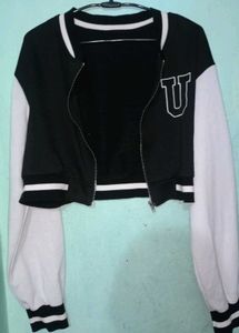 Black and White Varsity Jacket