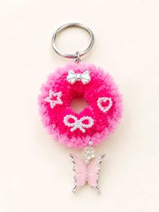 Cute Handmade Scrunchie Keychains ✨🦋