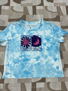 Tie Dye Tarot Sun Moon T-Shirt