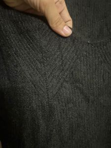 Cozy Black Long Sleeve Dress