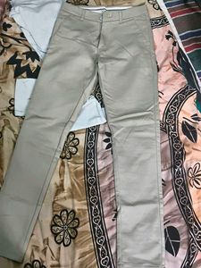 Men's Beige Casual Chinos