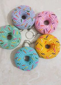 Cute Donut Keychain