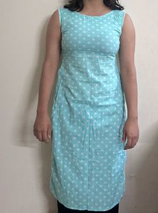 women kurti blue