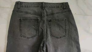 Classic Grey Denim Jeans