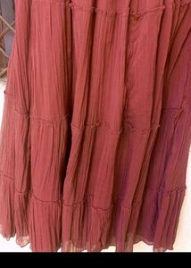 bust 38 Elegant Maroon Kurta Set with Jacket