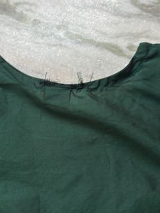 Embroidered Green Silk Kurta