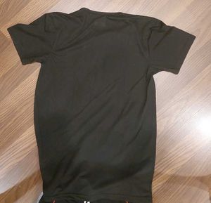 Women's Black T-Shirt and Pants Set