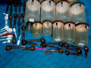 Plastic Storage Containers &amp; Spoon Set 57