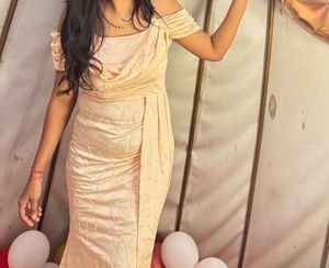 side slit gown