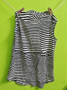 Striped Sleeveless Top