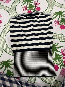 Tube top zebra print