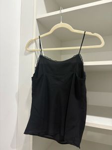 Ann Taylor Lace Trim Top
