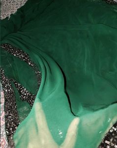 Emerald Green Sequin Saree