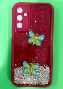 Samsung Galaxy A15 5G Sparkly Butterfly Phone Case