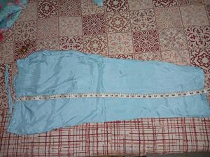 Blue Floral Kurta Set