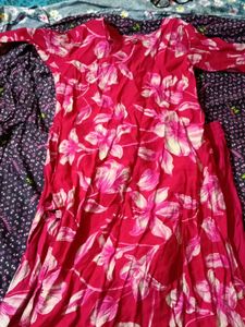 Floral Print Kurta and Palazzo Set