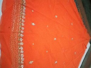 Unstich Lahenga Blouse Piece And Dupatta Fabric