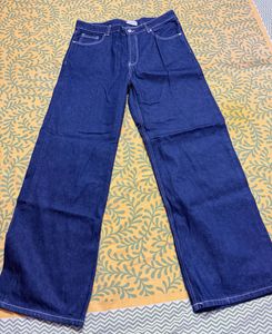 Wide Leg Denim Jeans