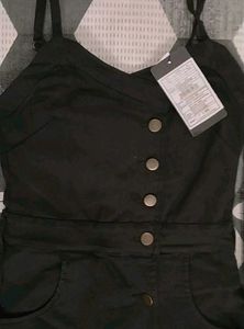 black denim dress