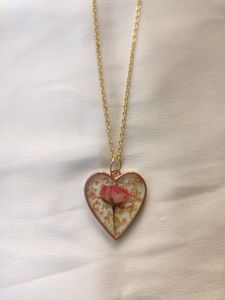 Real Rose Necklace Pendant