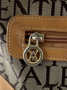 Authentic Andre Valentino Monogram Shoulder Bag -