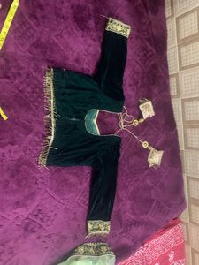 Elegant Velvet Lehenga Set