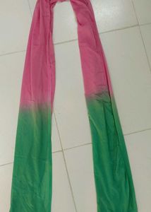 Ombre Pink & Green Dupatta