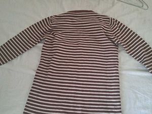 Chic Striped Knit Dress with Unique Pocket Detail