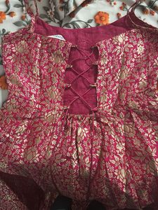 Elegant Brocade Ethnic Gown