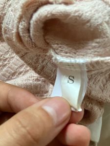 Cute Pink imported  Puff pinteresty Sleeve Top