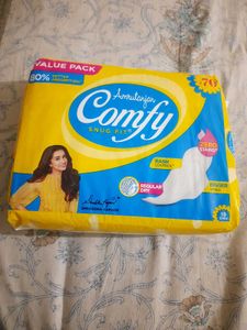 pack of Sanitary Napkins and baby diapers