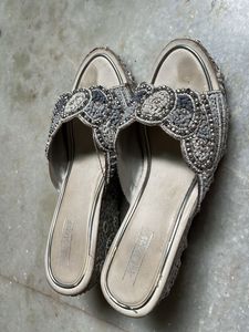Embellished Flat Sandals