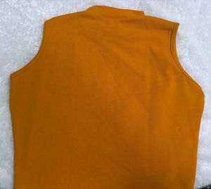 Mustard Crop Top
