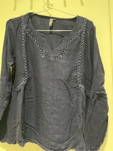 navy blue top for house wear