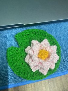Handmade Crochet Water Lily Decor