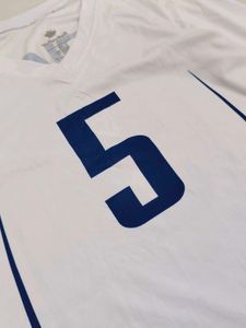 Men's White &amp; Blue volleyball jersey