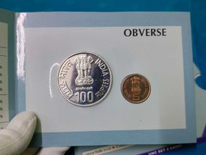 Saint Alphonsa Birth Centenry UNC Coin Set, Silver