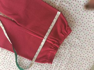 Warm Red Patterned Pants xs  size