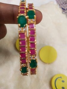 Ruby Stone Bangle 2.6