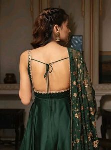 Elegant Green Kurta Set with Dupatta
