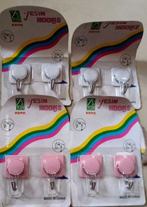 Adhesive Hooks (Set of 12)
