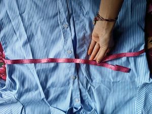 Chic Blue Striped Shirt