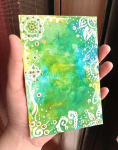 Hand-painted Greeting Card