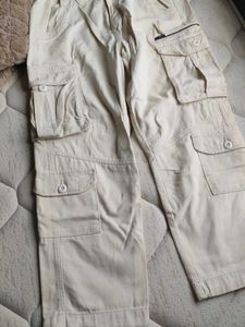 Off White Cargo Jeans