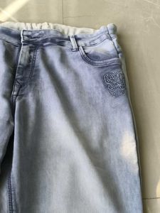 Light Wash Distressed Jeans