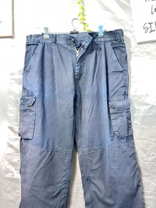 Men's Blue Cargo Pants