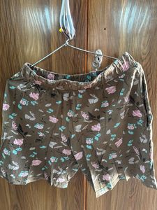 Floral Print Comfortable Shorts