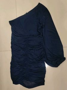 Chic One-Shoulder Ruched Dress