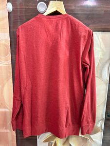 Men's Red Long Sleeve T-Shirt